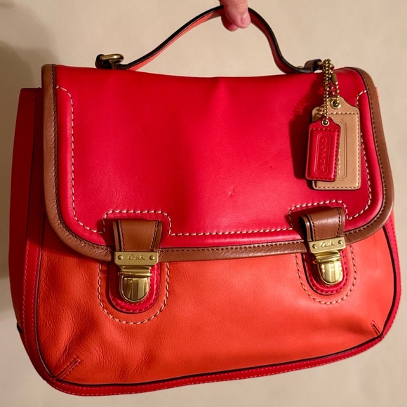 Coach Handbags - Coach Poppy Y2K Dylan Satchel Purse Handbag Shoulder Crossbody Leather 22427